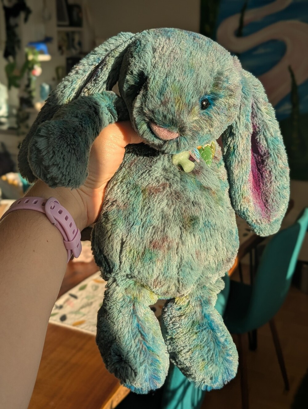 Custom Jellycat Bashful Forest Bunny Collectible
